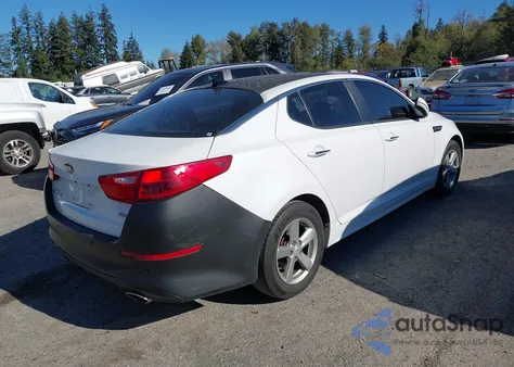 2015 Kia Optima Lx z USA, uszkodzony, nr VIN 5XXGM4A71FG439883